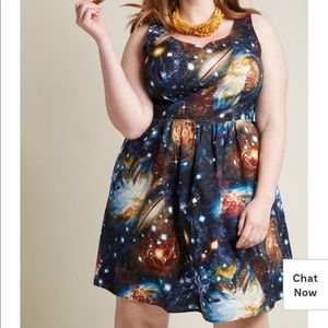 4x Modcloth Galaxy Space Dress